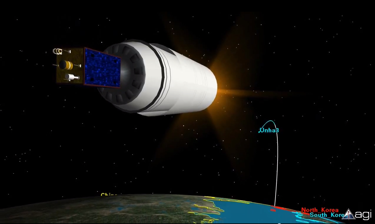 North Korea Rocket Launch Envisioned in Video Animation